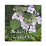 Mauve Hydrangea Save the Date magnets