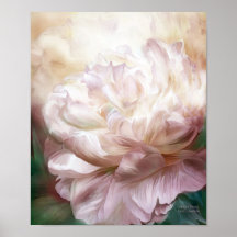Mauve Peony Fine Art Poster/Print