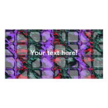 Mauve red black green pattern