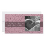 Mauve Swirl Girl Announcement Photo Card photo cards