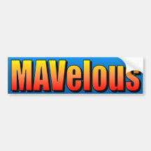 MAVelous basketball Bumper Sticker
