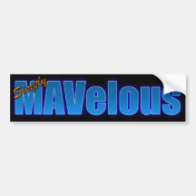 MAVelous Basketball Bumper Stickers