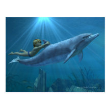 Max and Dolphin Post Cards