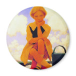 Maxfield Parrish - Mary Mary Fridge Magnet