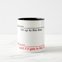 Maximum  and Minimum Coffee Mugs
