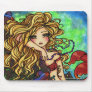 "Maxine" Mermaid Beta Fish Fantasy Fairy Art Mousepads