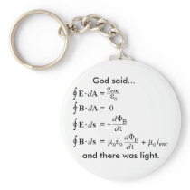 maxwell, God said..., and there was light. Keychains
