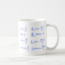 maxwell physics equation mug