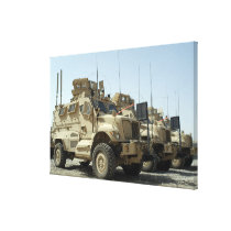 MaxxPro Mine Resistant Ambush Protected vehicle canvas prints