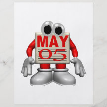 May 5th personalised flyer