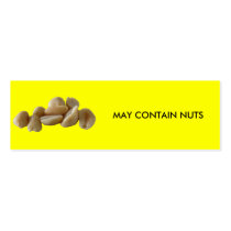 MAY CONTAIN NUTS BUSINESS CARDS