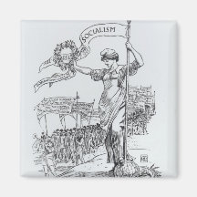 May Day, 1907 Fridge Magnet
