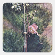 May Day  Maypole Dance Sticker