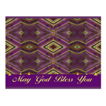 May God Bless You Postcards