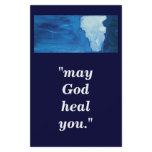 "may God heal you." flyers