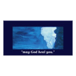 "may God heal you." Customized Photo Card