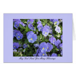 May God Send You Many Blessings Greeting Card