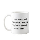 May he love tomorrow who has never loved before. mugs