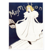 May Milton 1895 Henri de Toulouse-Lautrec Postcards