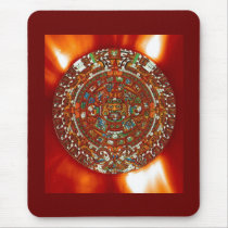 maya aztec calendar mousepad