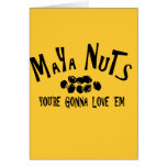 Maya Nuts Greeting Card