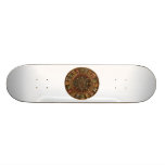 Mayan and Aztec Calendar Custom Skate Board