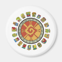Mayan Calendar Design Fridge Magnets