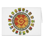 Mayan Calendar Design Greeting Cards