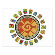 Mayan Calendar Design Post Cards