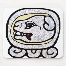 Mayan Calendar Glyph on Granite Mousepad