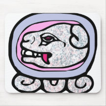 Mayan Calendar Glyph on Granite Mousepad