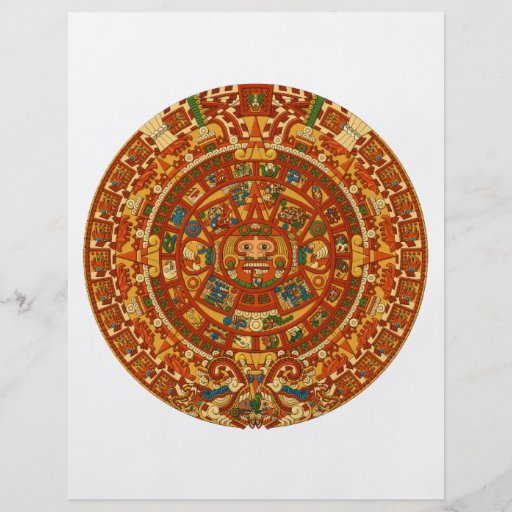 'Mayan Calendar Stone' Full Color Flyer