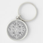 'Mayan Calendar Stone' Keychains