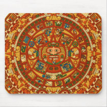 'Mayan Calendar Stone' Mousepad