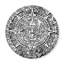Mayan Calendar White