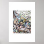 Mayan Future (Coloured Pencil) posters