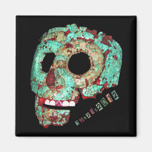 Mayan Mask-2012 Refrigerator Magnet