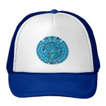 Mayan Maya Aztec Doomsday Symbol ~ Hat