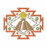 Mayan Pyramid embroidered shirts
