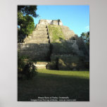 Mayan Ruins at Yaxha, Guatemala posters