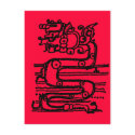 MAYAN SERPENT GOD postcards
