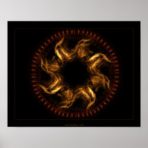 Mayan Sun Print