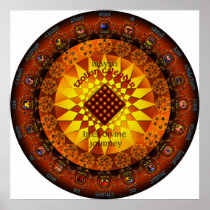 Mayan Tzolkin Calendar Posters