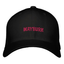 MAYBURN EMBROIDERED BASEBALL CAPS