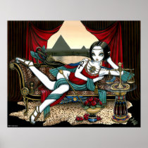 "Mayet" Egyptian Goddess Pyramid Angel Poster