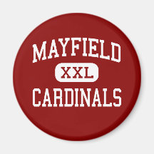 Mayfield - Cardinals - High - Mayfield Kentucky Fridge Magnet