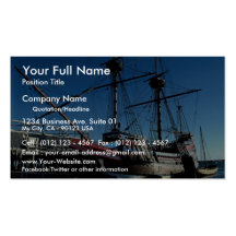 Mayflower II, National Historic Landmark, Plymouth Business Card
