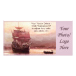 Mayflower in the Hudson Harbor Photo Cards