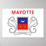 Mayotte Flag Poster