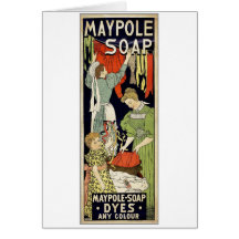 Maypole Soap Dyes Any Colour - Netherlands 1896 Cards